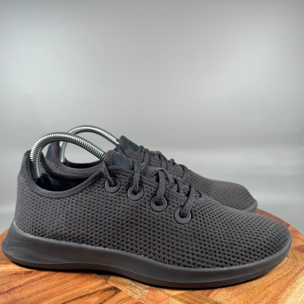 Allbirds Tree Runners Womens 9 Charcoal Black Sustainable Mesh Sneakers TR W9